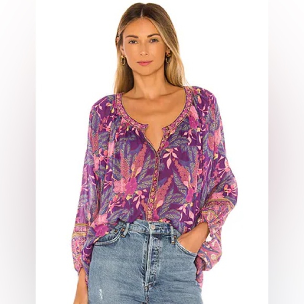 Spell Designs Bianca Blouse in Wisteria
SPELL